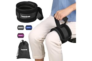 Hoomtree Leg Lifter Strap for Limited Mobility,Thigh Lifter Strap with Padded Grip and Loop for Knee Hip Surgery Recovery Aids,Mobility Aids Tool for Disabled Eldly Get in and Out of Bed,Wheelchair