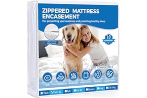 MILOLL Mattress Encasement Twin XL, Mattress Protector Zippered Premium Quality Hypoallergenic Encasement-Fully Encased-9 Inches Deep