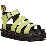 Dr. Martens Womens Blaire Sandal, Lime Green Athena, 5
