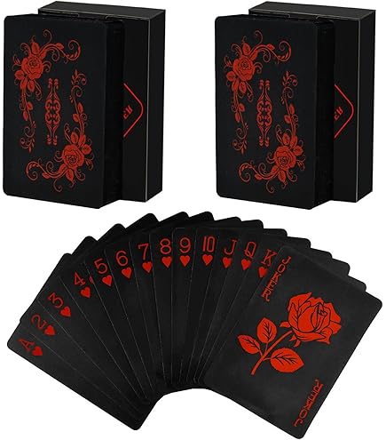 Amazon.com: Joyoldelf Waterproof Playing Cards with Unique Pattern