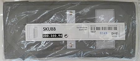 Ikea Skubb Hanging Clothes Closet Storage Shoes Organizer Rack Silver Amazon Co Uk Kitchen Home