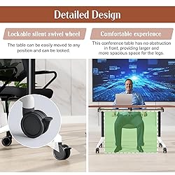 SOIUDNEB Conference Table,Wooden Folding Conference
