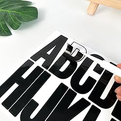 YNHAY 480 Pcs Waterproof 3" Vinyl Alphabet & Number