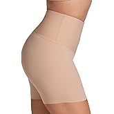 Leonisa Shapewear Shorts Tummy Control, High Waisted Shaper Shorts for Women Beige