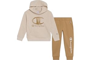 Champion Boys Jogger Set Fleece Hoodie and Sweatpants Tracksuit