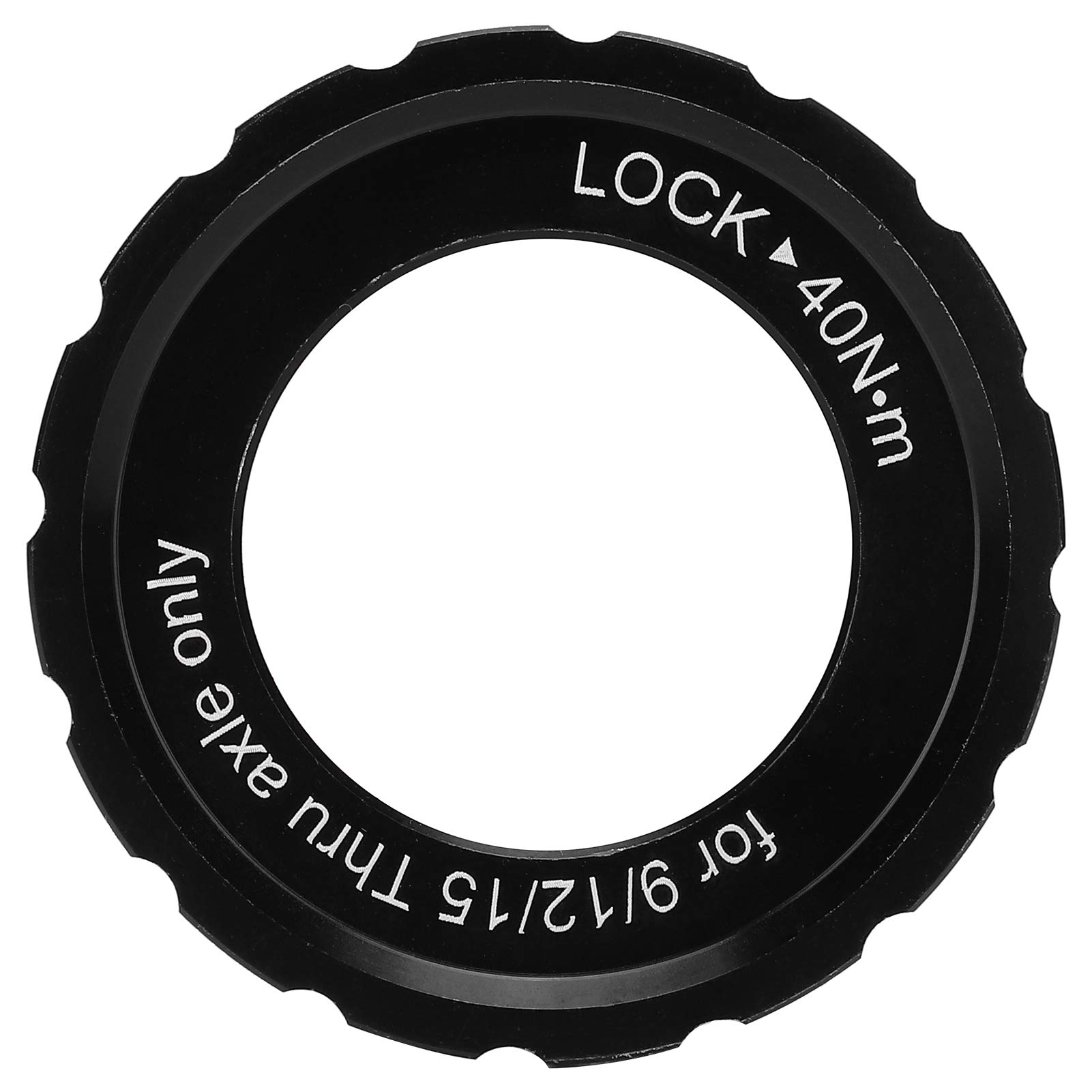 Alomejor Bike Hub Center Lock Mountain Road Bike Wheelset Hub Disc Lock Cover Rotor Lockring Disc Lock Cover 12/15/20MM Barrel Shaft