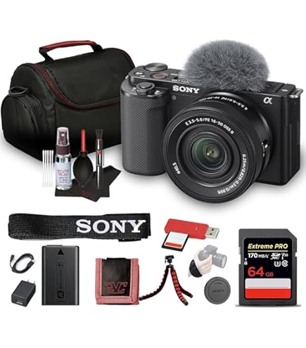 Amazon.com : Sony ZV-E10 Mirrorless Camera with 16-50mm Lens