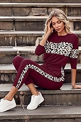 PRETTYGARDEN Women's Color Block 2 Piece Tracksuit