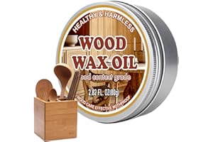 Cutting Board Wax - 80g Natural Beeswax Wood Conditioner | Cutting Board Maintenance Balm | Food-Safe Chopping Block Care Bal