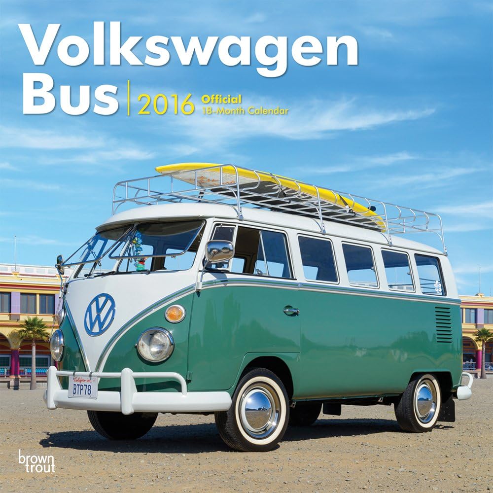 Volkswagen Bus - 2016 Calendar 12 x 12in