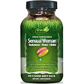 Irwin Naturals Sensual Woman - Women's Vitality Supplement | 60 Softgels | Support Endurance, Recovery, Libido | KSM-66 Ashwagandha + Shatavari | Mind &amp; Body Wellness | 60 Liquid Soft-Gels