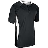 Champro Unisex-Adult Clean-up 2-Button Baseball Jersey