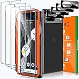 [4+4 Pack] IMBZBK for Google Pixel 7 Screen Protector 4 pack 9H Tempered Glass 4 pack HD Camera Lens Protector cover Accessor