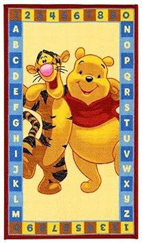 Kinder Teppich Kinderteppich mit Winnie the Pooh / ABC / Teppich / Kinder Teppich / Kinderspielteppich / Kinderteppich / Wand