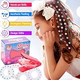 Pipihome Hair Gem Stamper 180 Rhinestones Kit for Girls 5-10 Year Olds Hair view 4