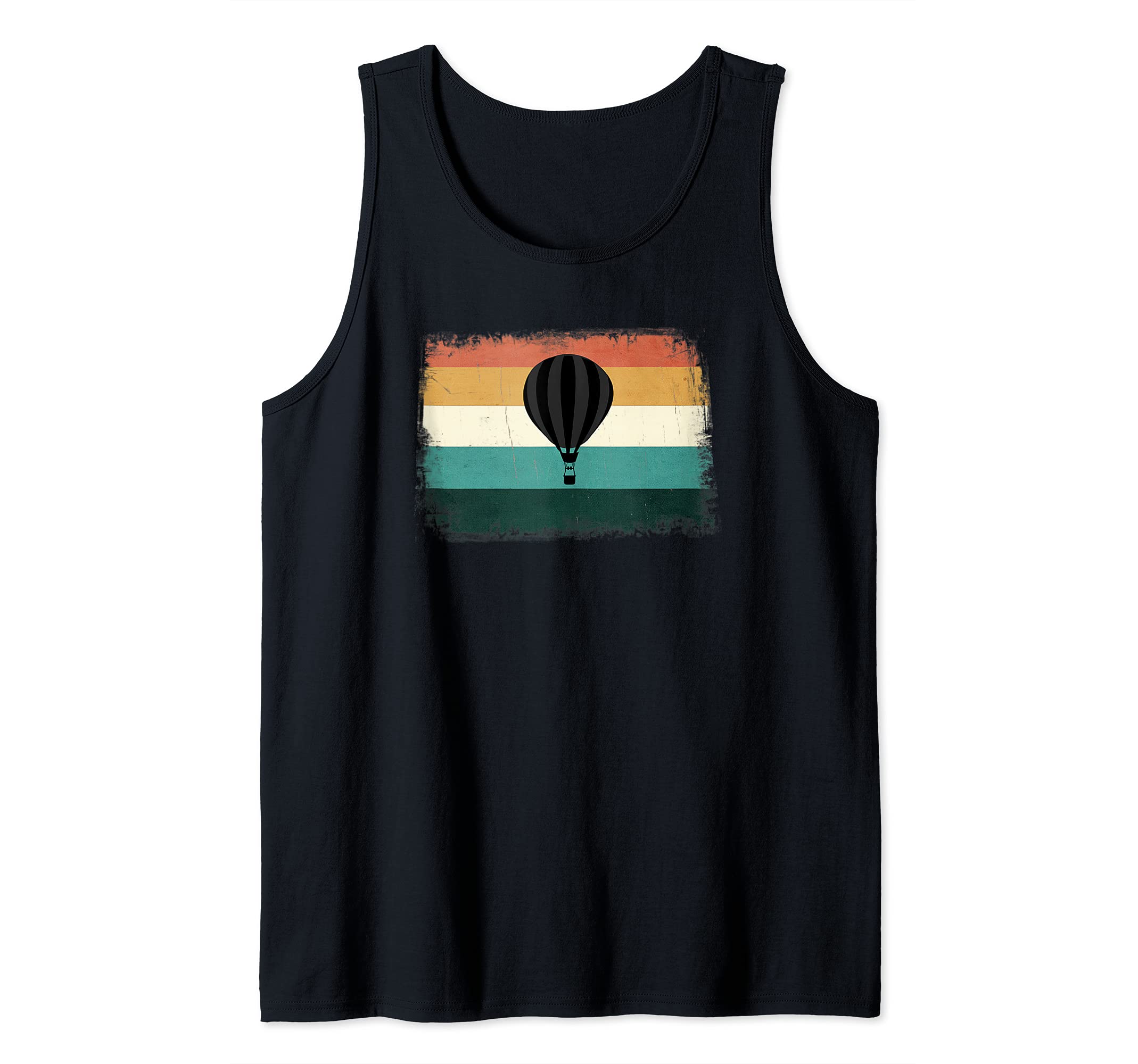 Retro Hot Air Balloon - Cool Sunset Ballooning Lovers Tank Top