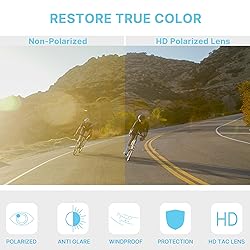 YOZISS Cycling Glasses Polarized Sports Sunglasses