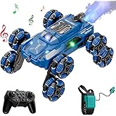 Cool 8 Wheel Gesture Control RC Stunt Car , Birthday Toys Gifts for 6 7 8-12 13 14 Year Old Boys , 2.4Ghz Hand controlled Remote Control Transform Drift Cars , Double Sided Climbing with Light & Music