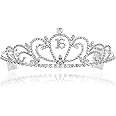 SAMKY Rhinestone Crystal Birthday Tiara Crown 15/16/18/21/25/29/30/40/50/60/70/80/90
