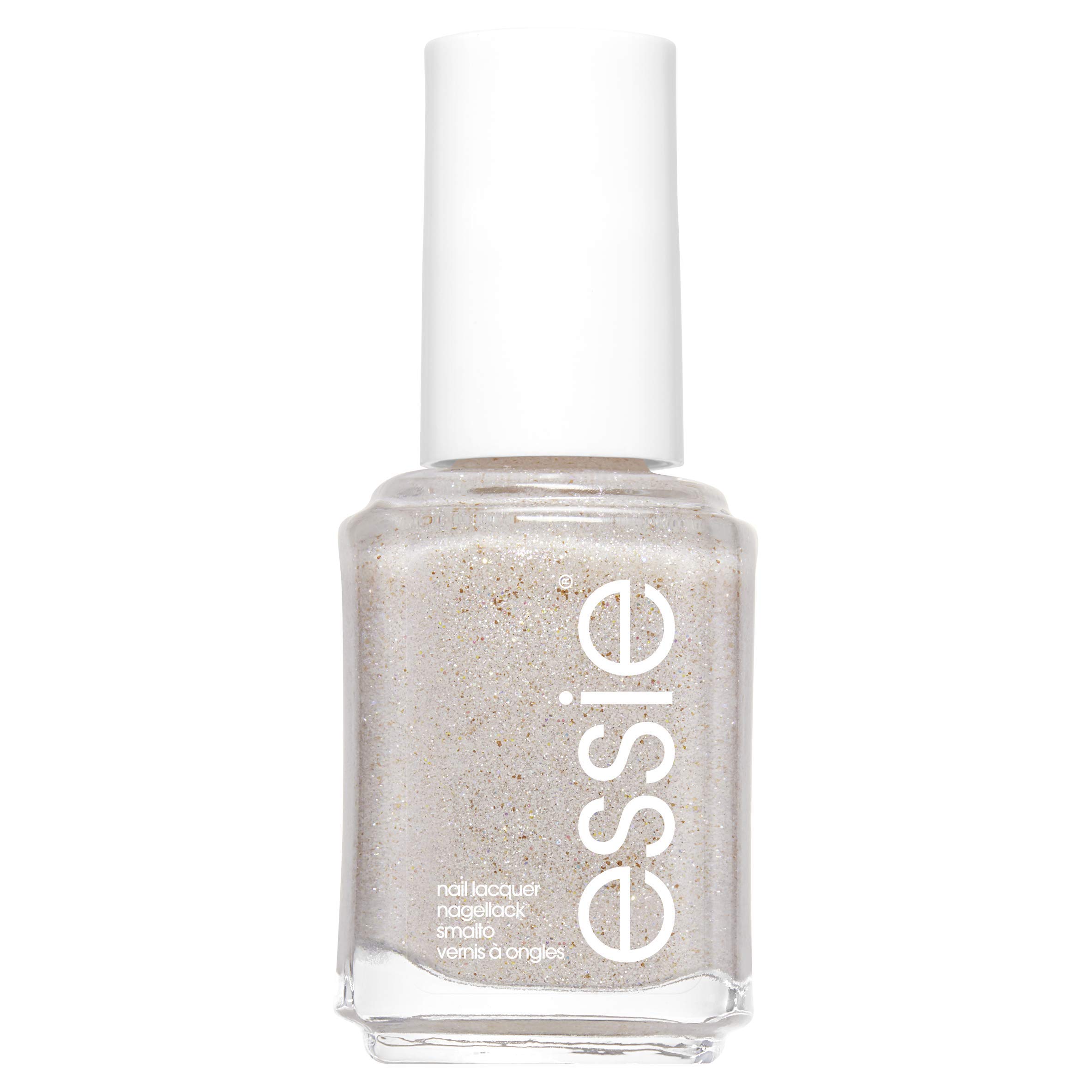 Essie Cosmetics Glitters 2018 Collection Venture To The Venue White Glitter Nail Polish, 13.5 ml