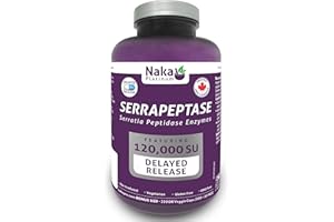 Serrapeptase 330, Naka Platinum Serrapeptase Delayed Release Veggie 330 Capsules