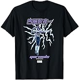Bleach Yoruichi Y2K Lightning Portrait with Kanji Anime T-Shirt
