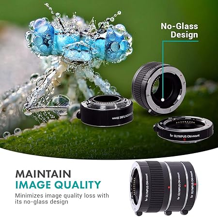 Movo AF - Juego de Tubos de extensión Macro para cámara réflex ...