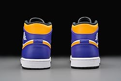 Jordan mens Nike Air 1 Mid Shoes, Dark