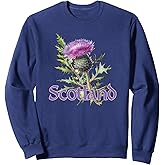 Scotland Watercolor Thistle Sweatshirt