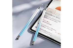 Stylus Pen (2 Pack), Dual Tip Touch Screen Pen with 2 Replaceable Tips, High Sensitivity Stylus for iPad, iPhone, Android Tab
