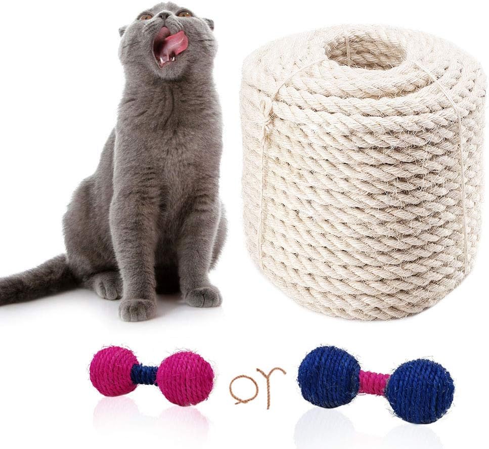 Sisal Rope 6mm for Cat Scratcher Repair and Replace Cat