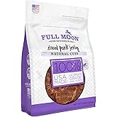 Full Moon Natural Cut Pork Jerky Healthy All Natural Dog Treats Human Grade Grain Free 10 oz
