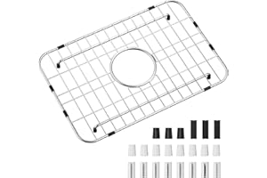 TOENMAN Sink Grid 18" X 12-1/2", Centered Drain with Corner Radius 1-1/2" (18" X 12-1/2" Centered Drain)