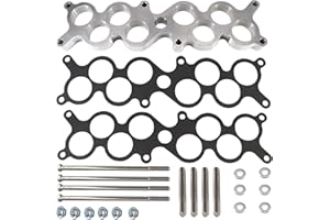 Tektall Alloy 1" Intake Manifold Spacer Replace for Ford GT-40 5.0 Mustang explorer Cobra 1987-1993 Durable