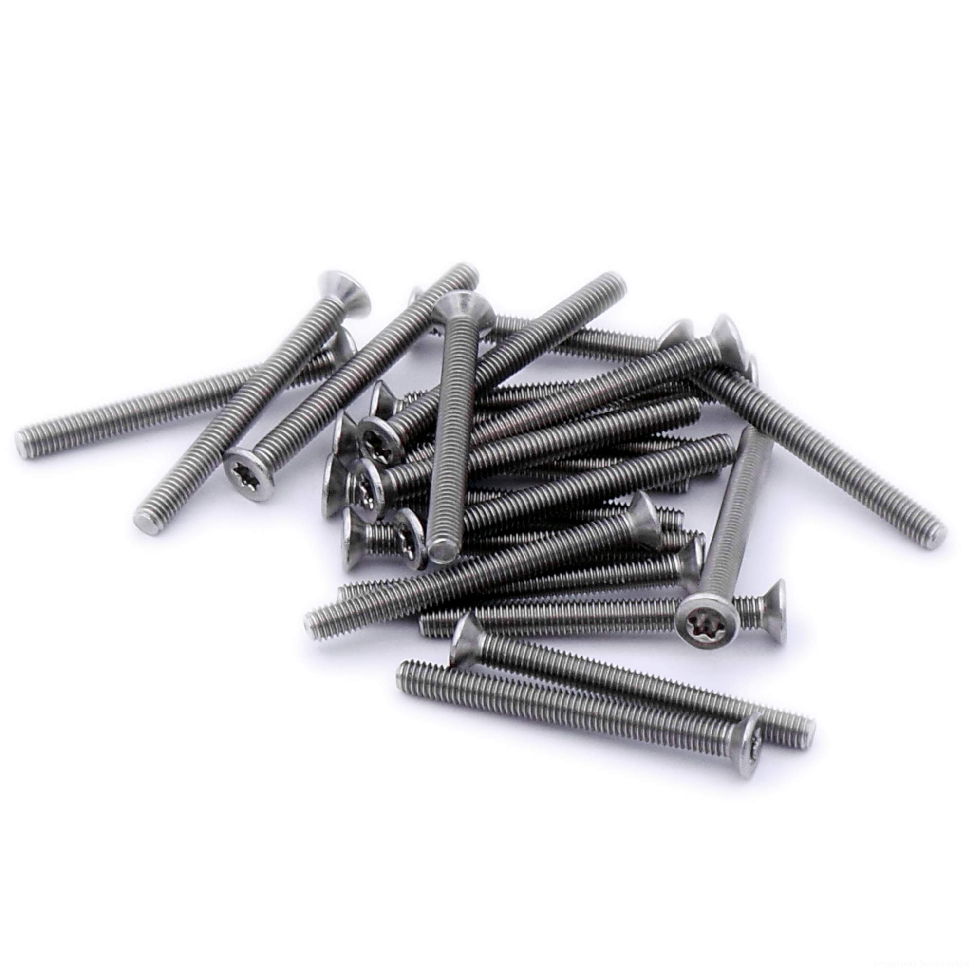 M2 (2mm x 3mm) TX Socket Countersunk Machine Screw (Bolt) - Stainless Steel (A2) (Pack of 20)