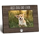 DUXMNAMG Dog Dad Gifts 4x6 Picture Frame, Best Dog Dad Gift Photo Frame, Dogs Picture Frame for Dad, Gifts for Dogs, Best DogDad Ever Picture Photo Frames for Desk Decor