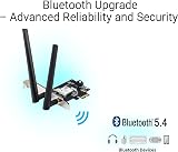 ASUS PCE-BE6500 Tri Band PCI-E WiFi 7 Bluetooth 5.4 WPA3 MU-MIMO OFDMA view 4