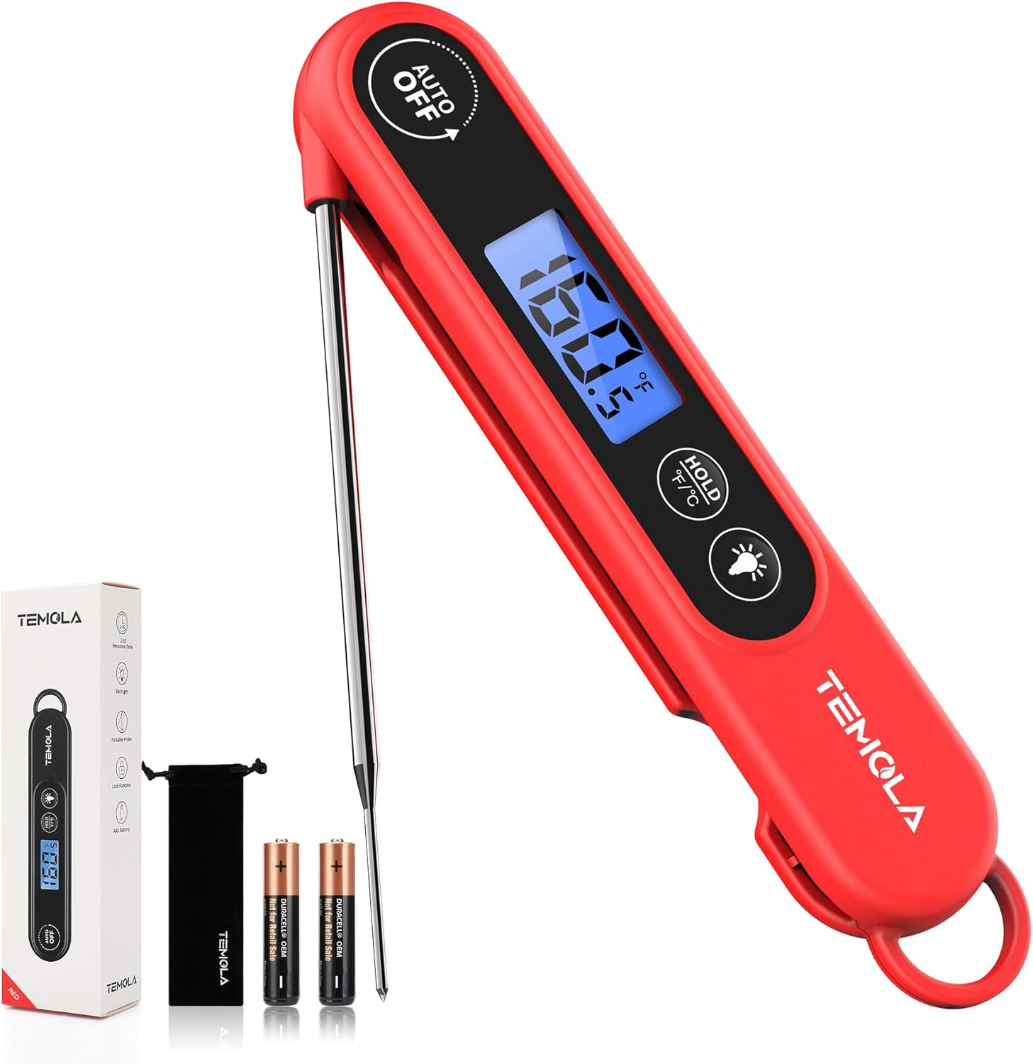 TEMOLA TM20 Meat Thermometer, Instant Read Food Thermometer