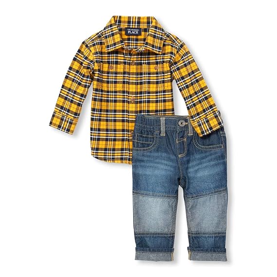 plaid pants baby boy