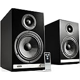Audioengine HD6 Premium Wireless Home Theater Bookshelf Speakers - 150W Premium Studio Monitors