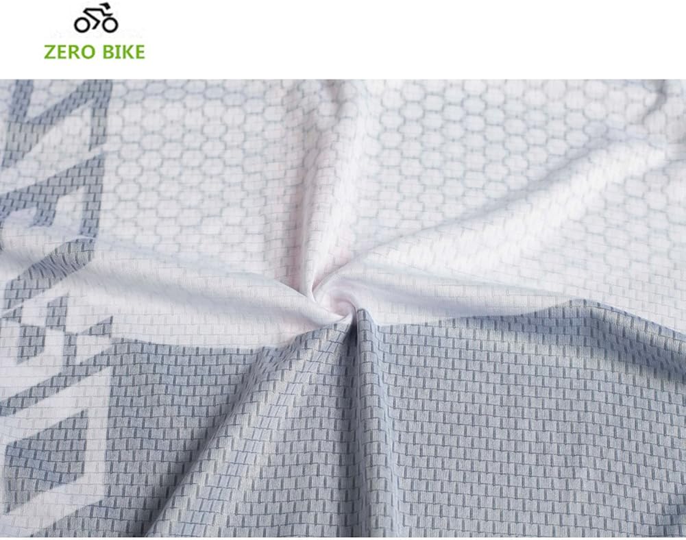 ZEROBIKE Men Breathable Quick Dry Comfortable Short Sleeve Jersey + Padded Shorts Cycling Clothing Set Cycling Wear Clothes: Clothing