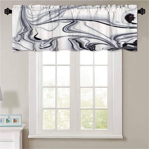 YUAZHOQI - Cenefa para ventana de cocina, mármol, mezcla de colores con