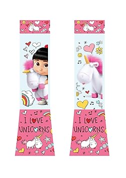 DESPICABLE ME MINIONS 93752-12 Minions Fluffy LED Glitzerlampe-2 Motive-einzeln in durchsichtiger Tubenverpackung, 4.5 x 15 c