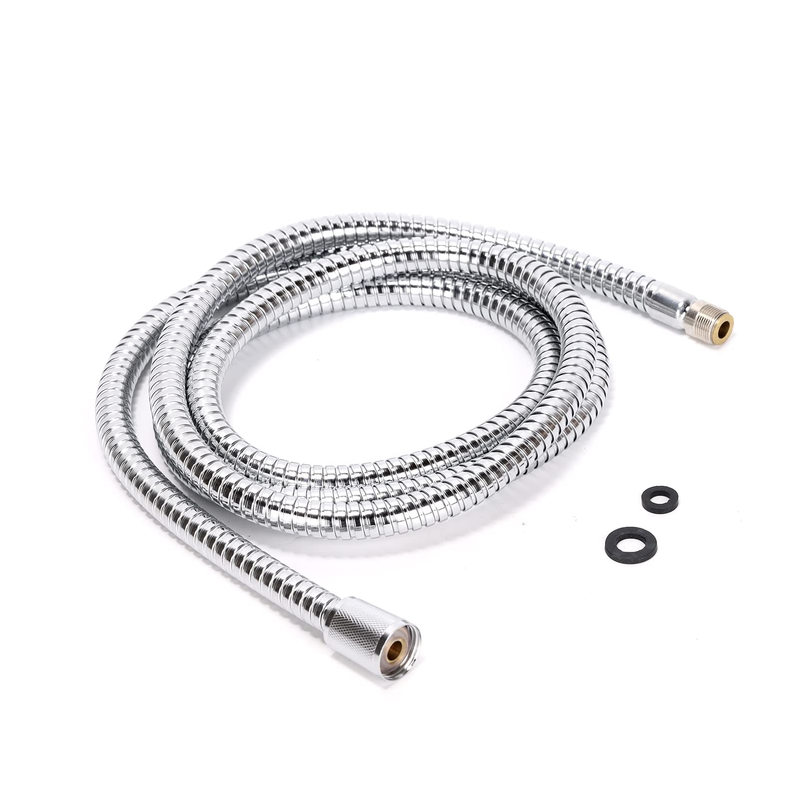 Ruimou Kitchen Faucet Pull Out Hose Stainless Steel Plated(M15&G1/2) 78inch Replacement Compatible with Grohe, Ladylux, EuroPlus, Alira