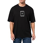 Armani Exchange Mens Vertical Rectangle Logo Tee