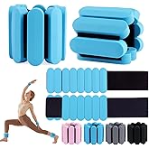 Wrist Weights – Adjustable Ankle Wrist Weights for Women & Men – Set of Weighted Bangles 2 lbs (1 lb Each) | Arm and Leg Weights for Pilates, Yoga, Running & Walking