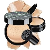 OETUIOW Cushion Foundation Concealer Full Coverage CC Cream, Natural | Weightless Long-Lasting, Natural Look Face Makeup Foundation for Mature Skin, BB Cream Makeup for Older Women Tattoo Cover up