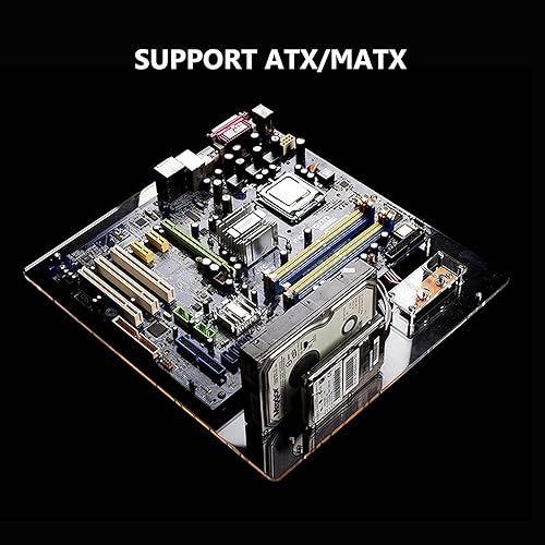 YJYGR 12 GPU Open Air Frame Mining Rig Aluminum Case, Open Air