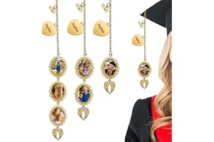 Personalized Graduation Tassel Photo Charm, Custom Memorial Picture Pendant for Graduation Cap, Class of 2026 Graduation Gift