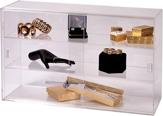 Amazon Com Sswbasics 2 Shelf Acrylic Countertop Display Case